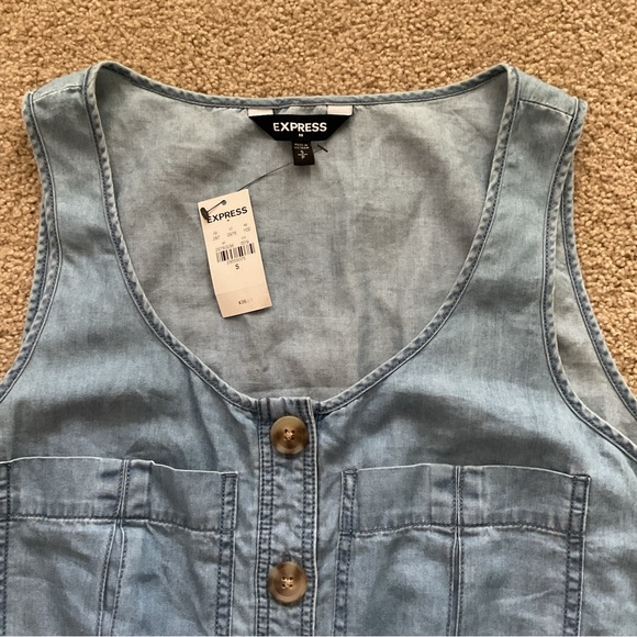 Express denim top *NWT* - Picture 2 of 3
